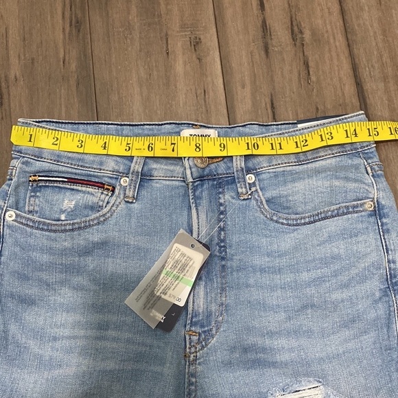 Tommy Hilfiger jeans straight high rise distressed patched - Picture 11 of 11